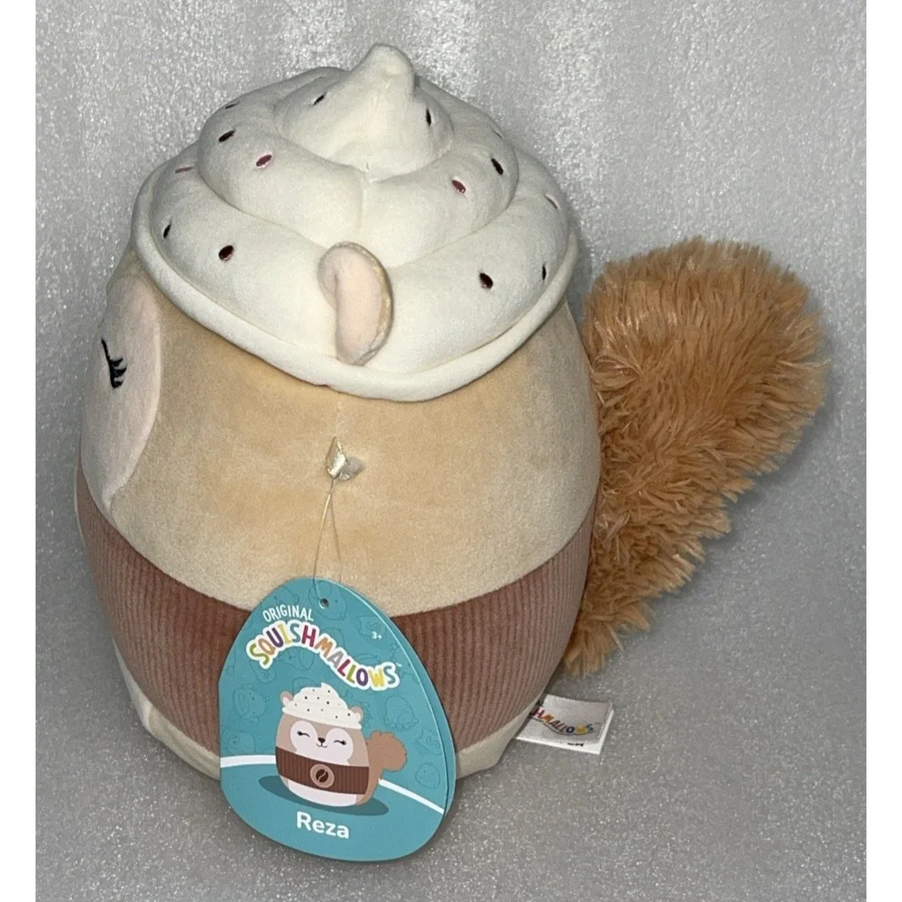 Squishmallows 8 Inch Reza the Latte Squirrel‎ Plush #2235 New with Tags
